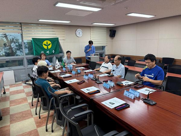 8월중 논현1동 새마을협의회 월례회의 사진